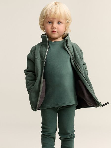 Gullkorn design, Jona fleece-sett dyp grønn