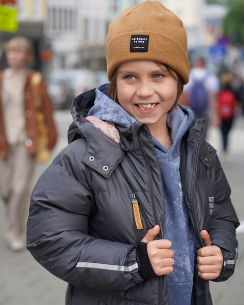 Kattnakken , Boblejakke sludd junior kattesvart