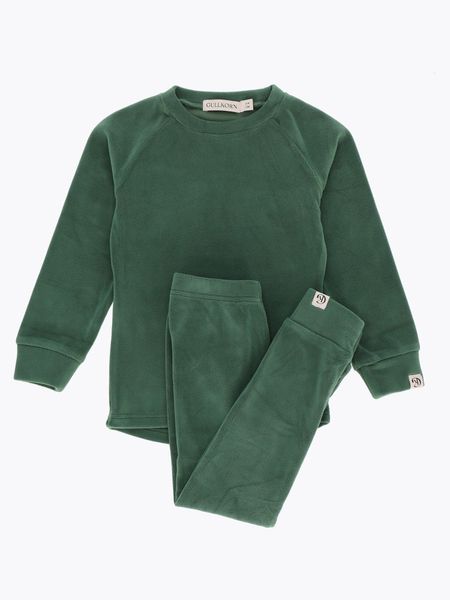 Gullkorn design, Jona fleece-sett dyp grønn